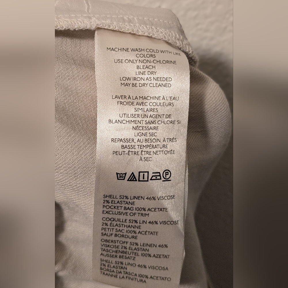 Maeve Cream High-Waisted Dress Pants - Picture 8 of 9